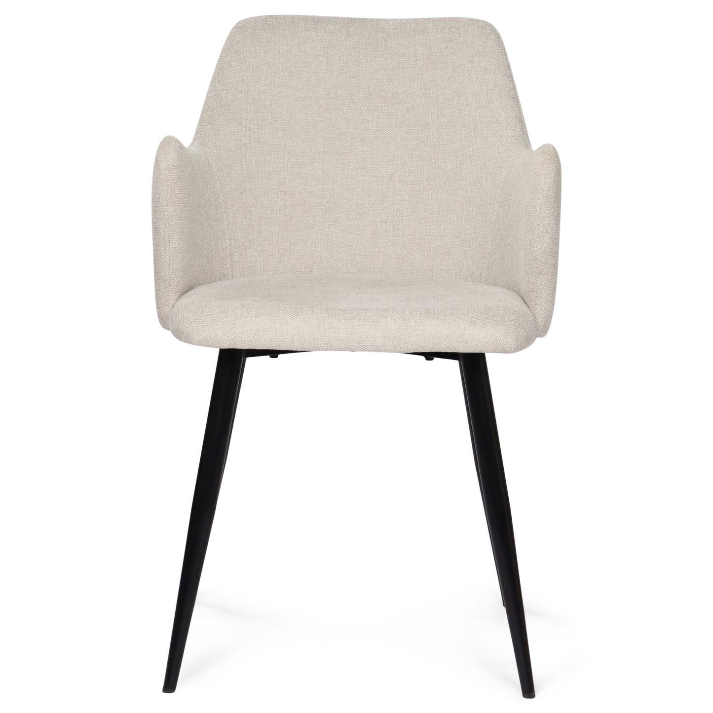 Isabella - Chaise de salle à manger en tissu beige