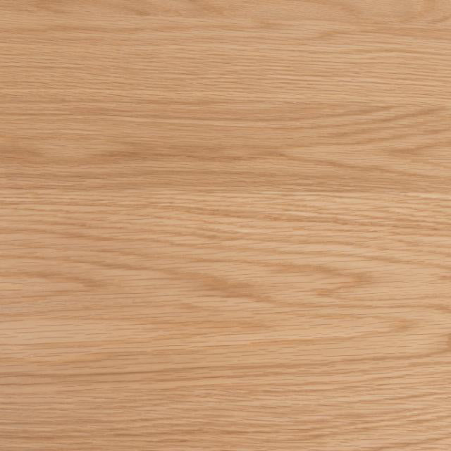 Rickie - Table de salle à manger ronde en placage de chêne laqué Ø140 cm