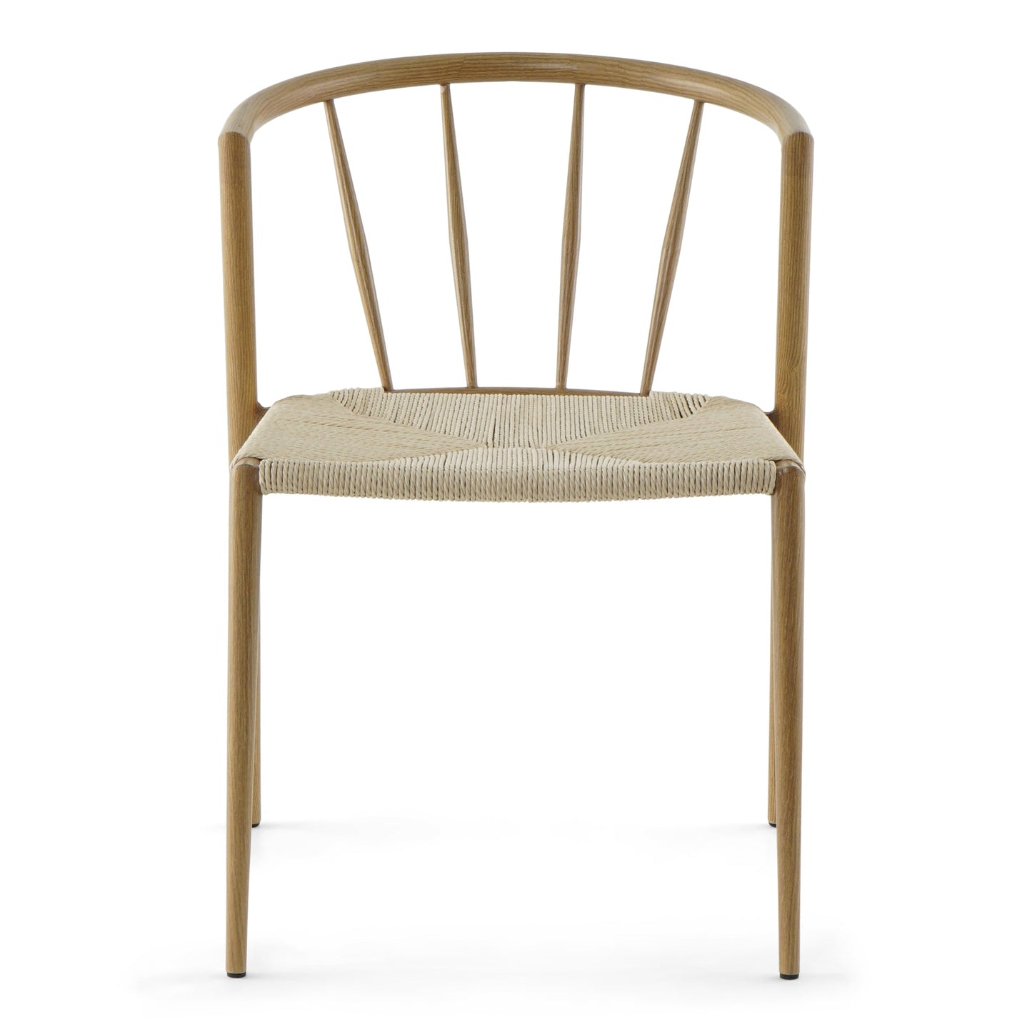 Bella - Chaise de salle à manger design œuf avec assise tressée