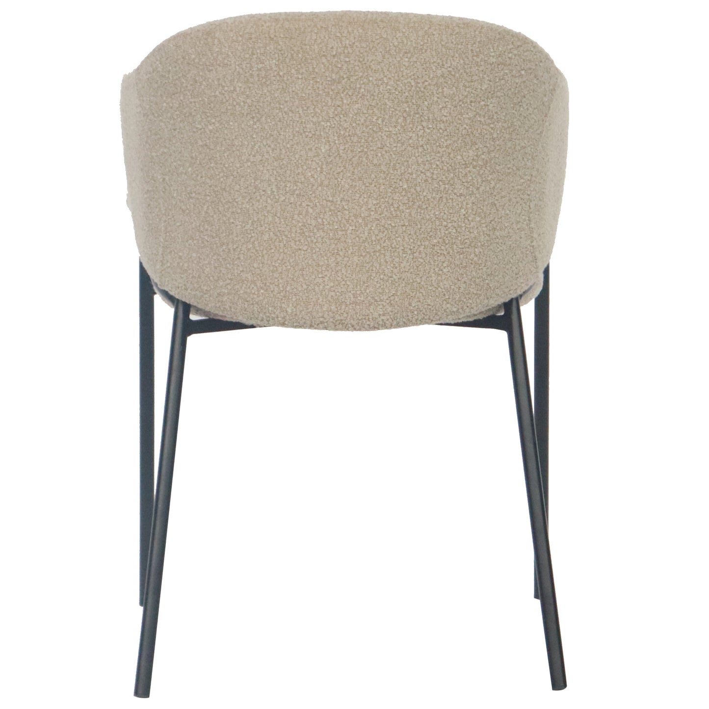 Carolina spisebordsstol i beige boucle