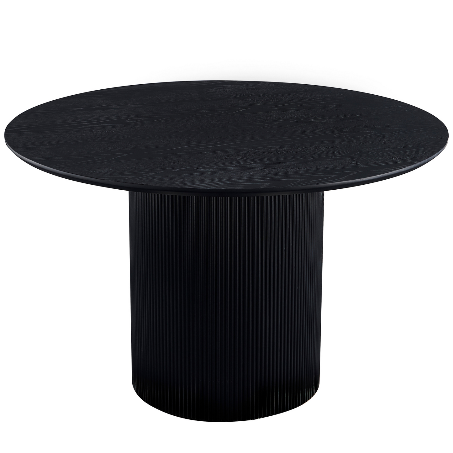 Carisma - Table de salle à manger ronde noire Ø120 cm