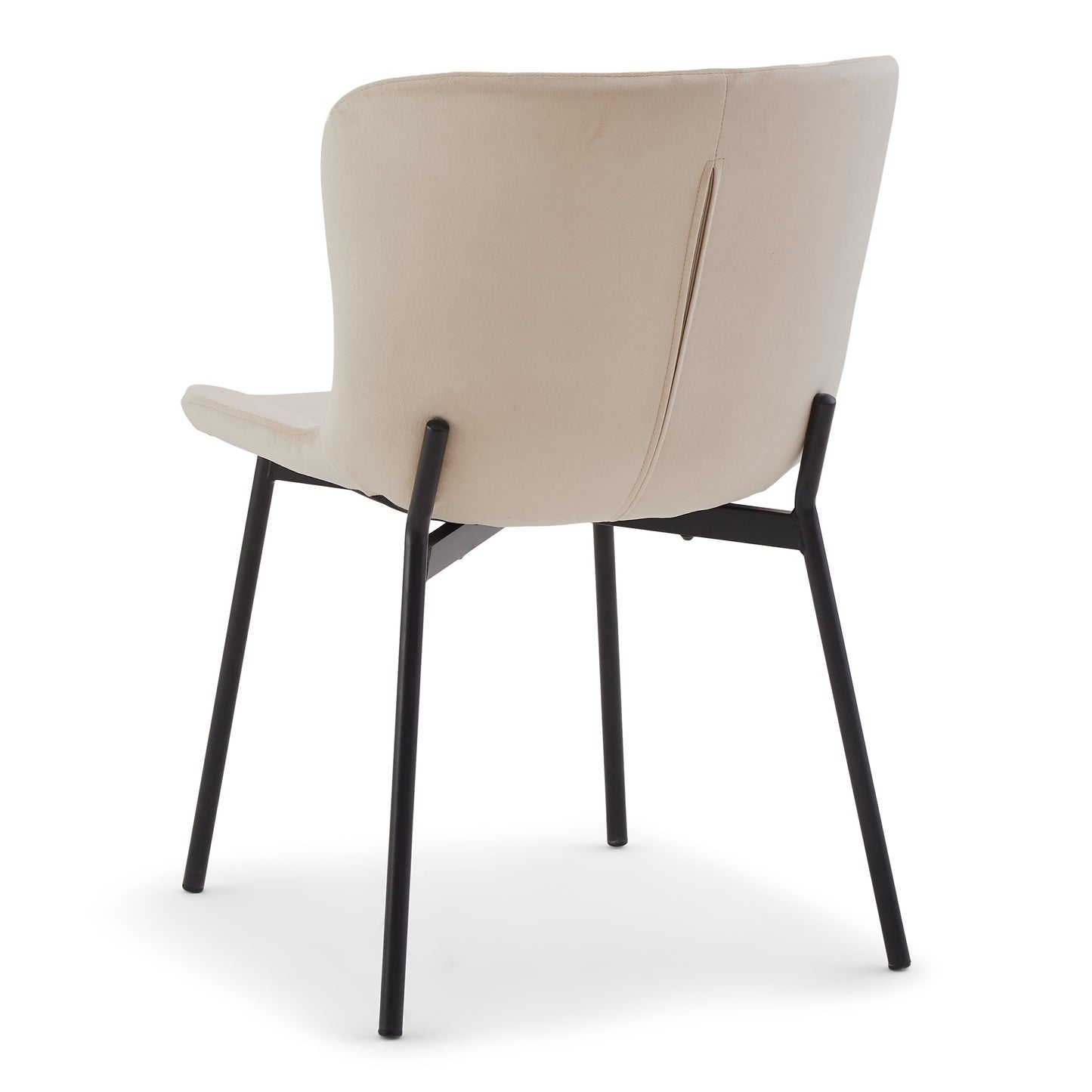 Adena chaise de salle à manger - Velours beige