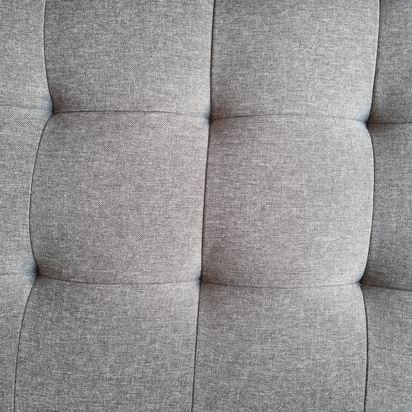 Lulu - Canapé d'angle réversible gris côté droit ou gauche L:215 x P:82 x H:78 cm