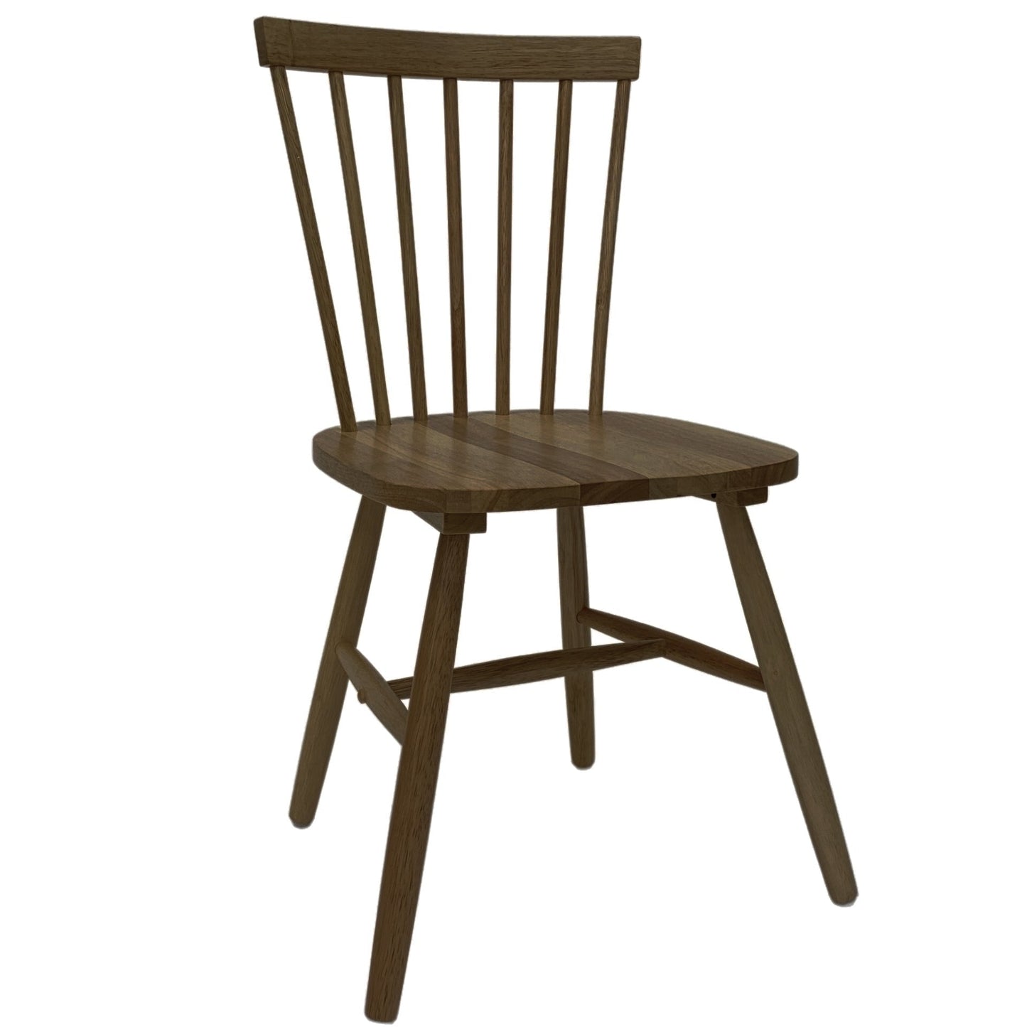 Holly - Chaise de salle à manger en bois de chêne fumé