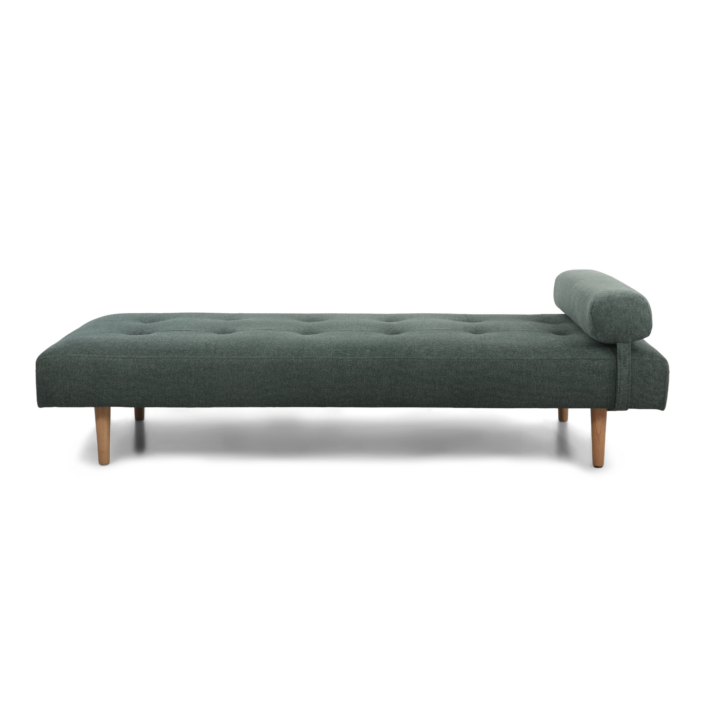 Audrey - Canapé-lit vert H:56 x L:198 x P:80 cm