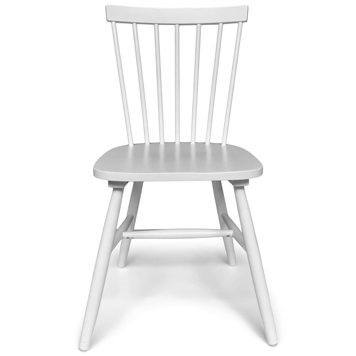 Holly - Chaise de salle à manger en bois blanc
