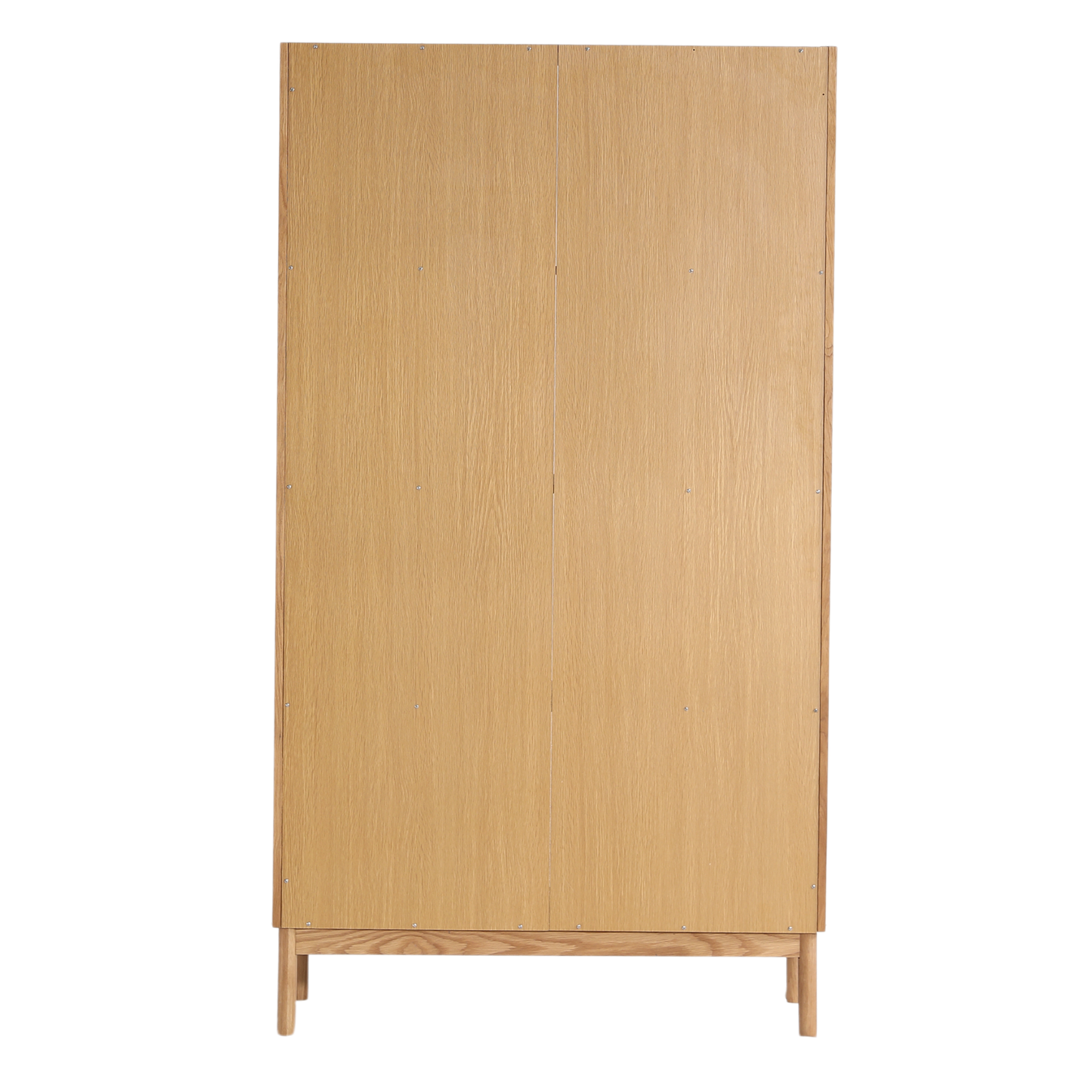 Havana vitrine en chêne, 2 portes - 180x40x100 cm