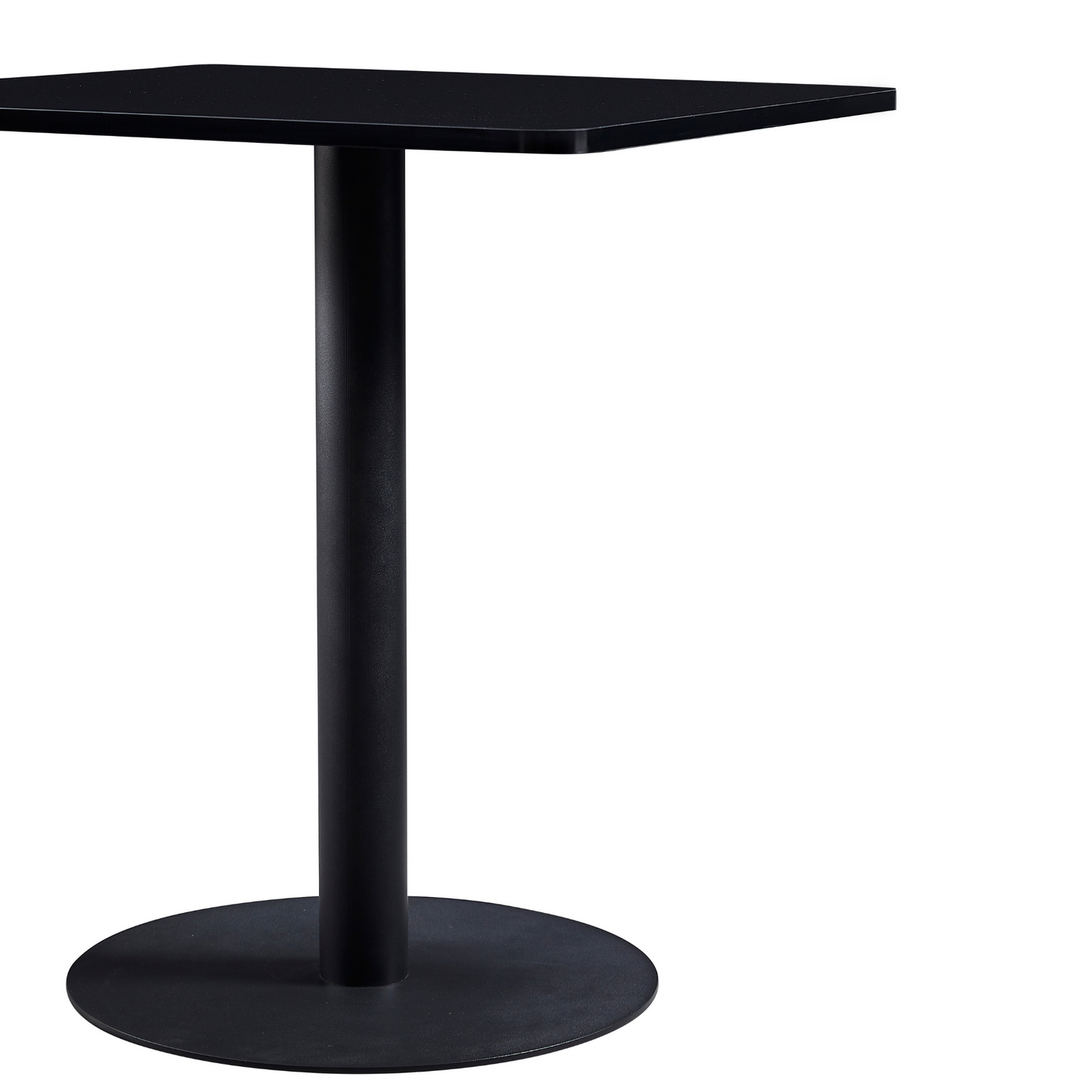 Amber - Table de café 70 x 70 cm - Noir/Noir
