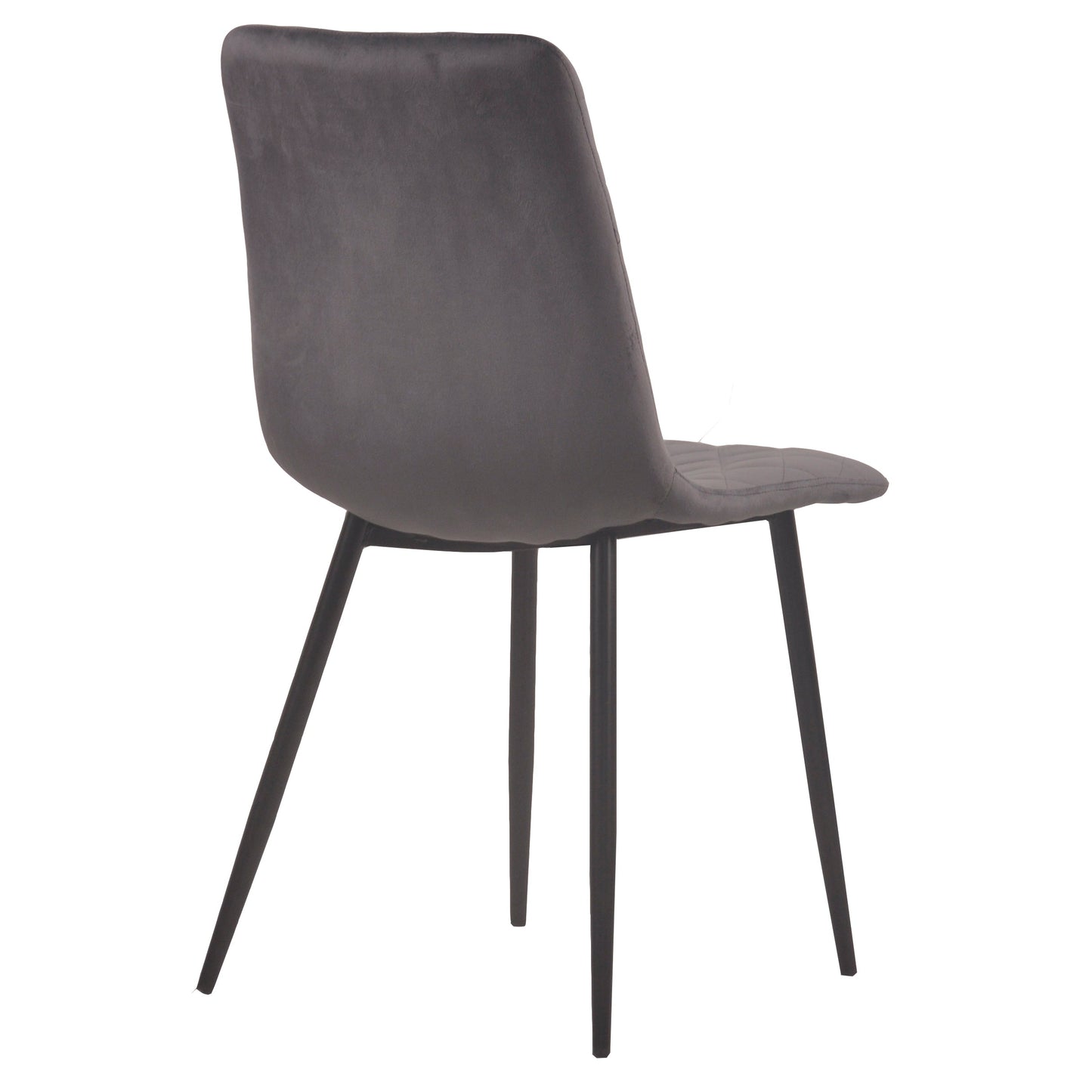 Line - Chaise de salle à manger Velours gris