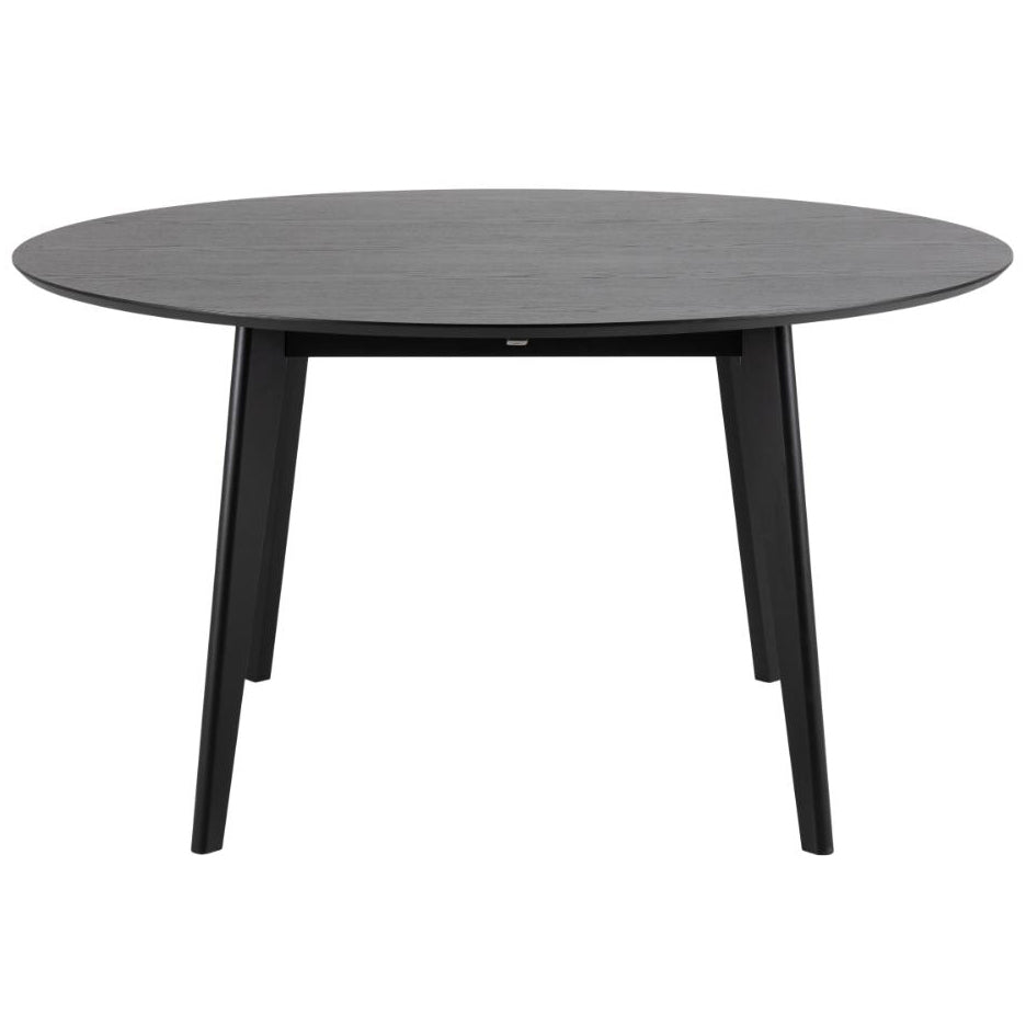 Rickie - Table de salle à manger ronde noire Ø140 cm