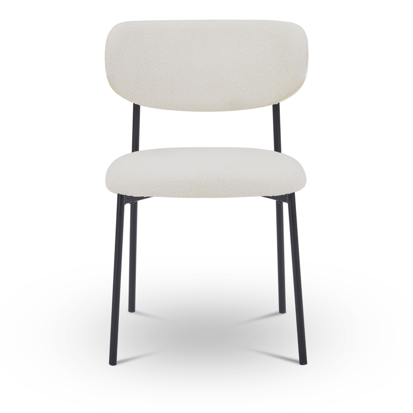 Chaise de salle à manger Lucinda - Bouclé blanc