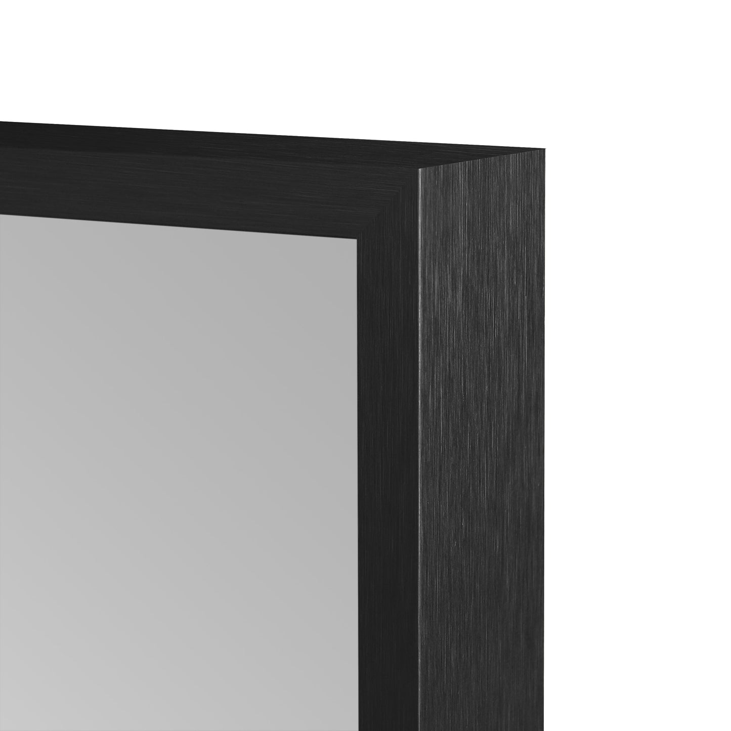 Selena - Miroir sur pied noir 150 x 40 cm