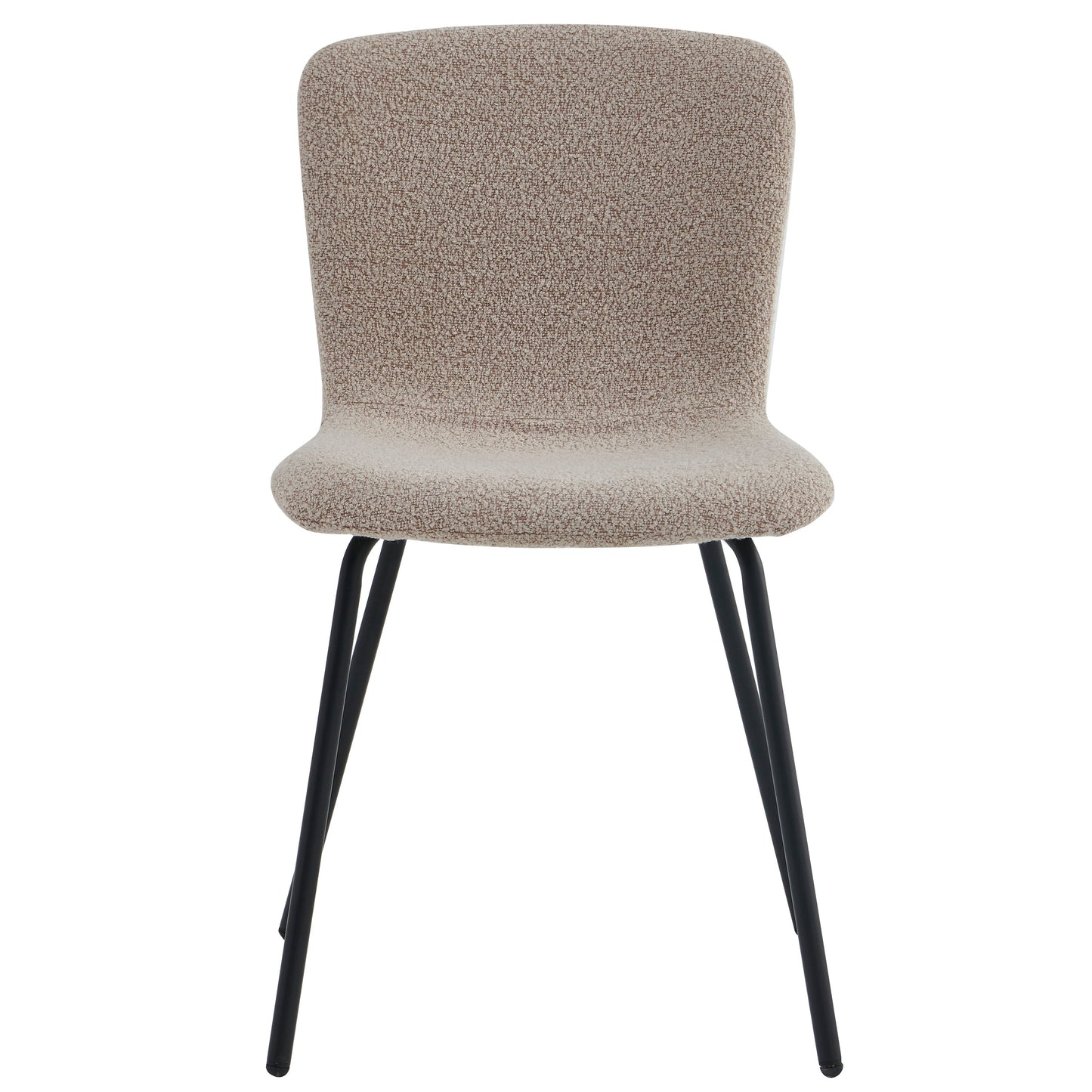 Kate - Chaise de salle à manger en bouclé beige