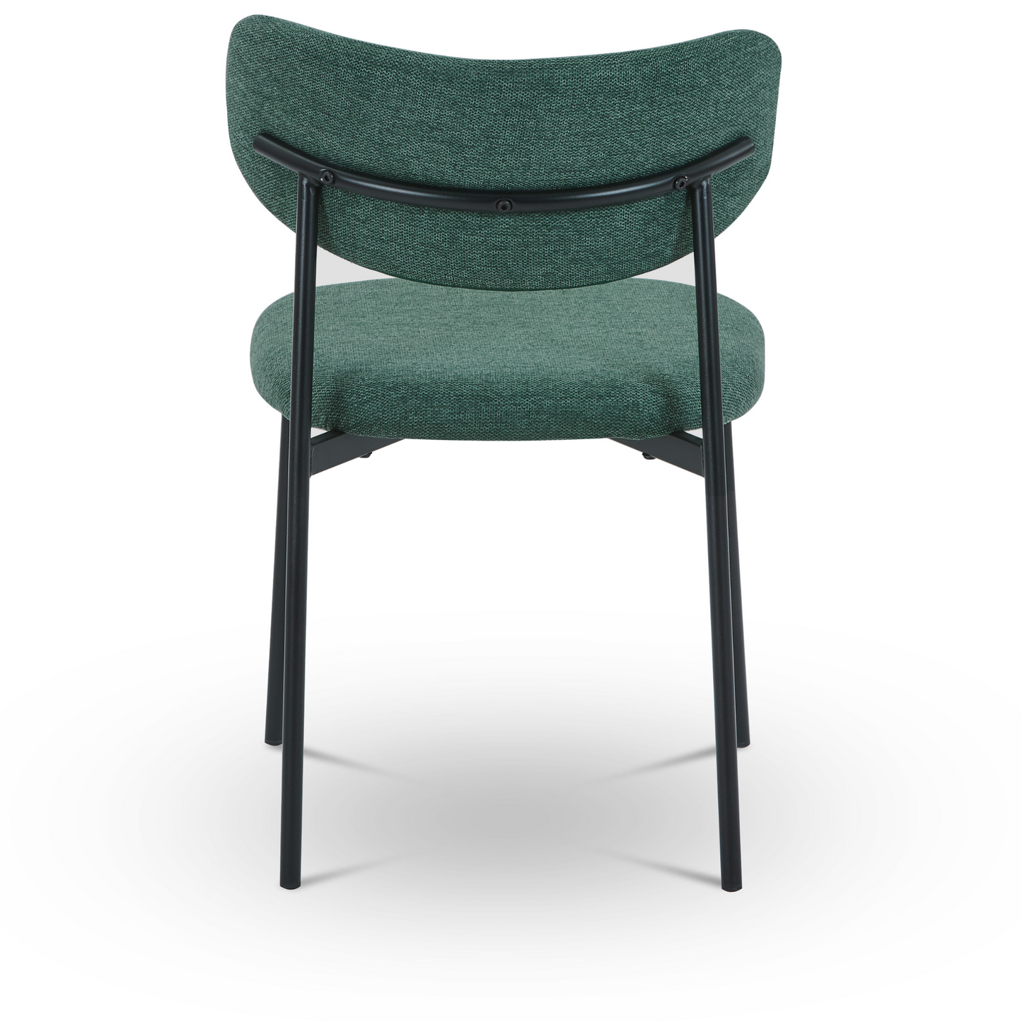 Chaise de salle à manger Lucinda - Tissu vert