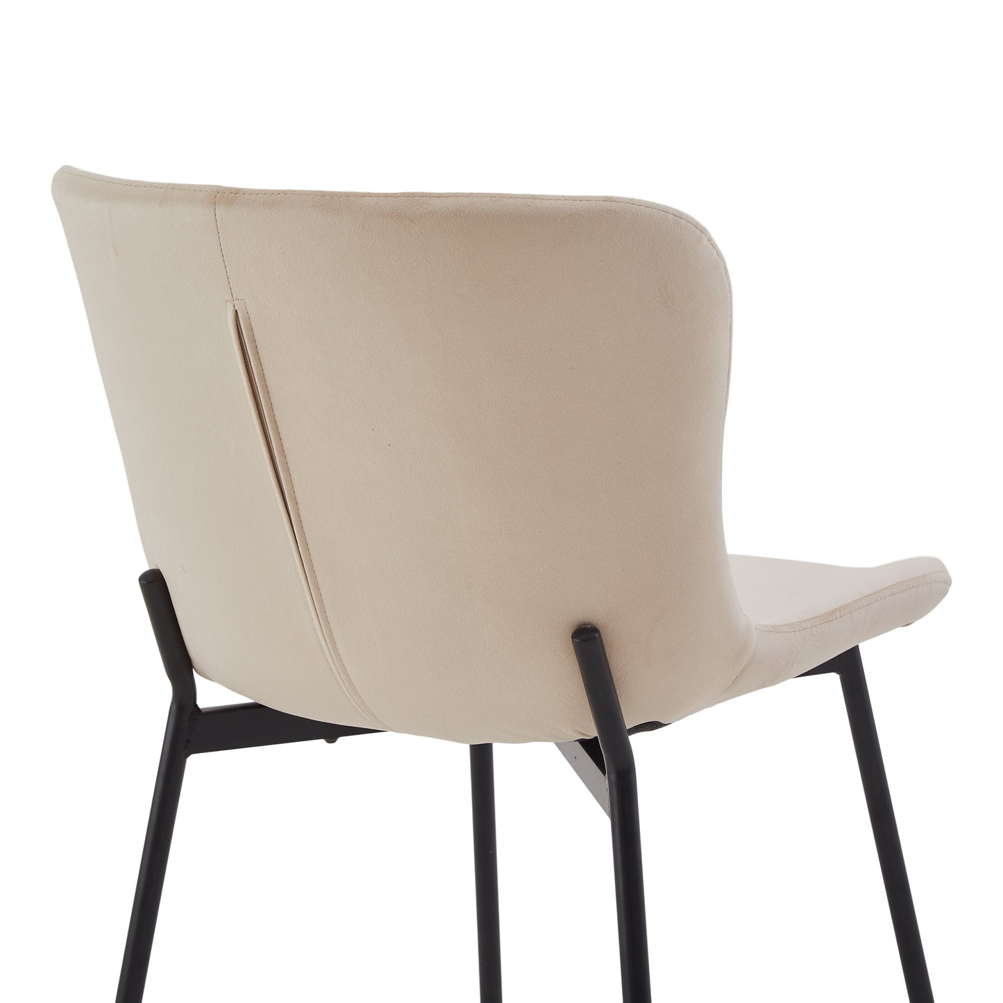 Adena chaise de salle à manger - Velours beige