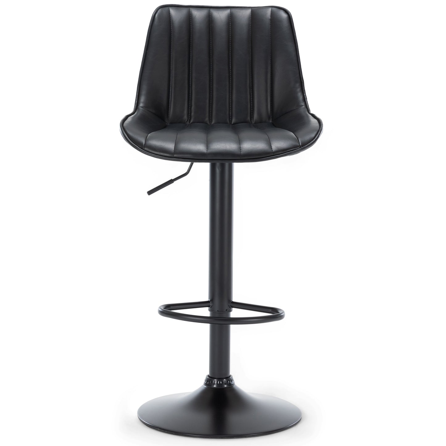 Otto - Tabouret de bar ajustable en similicuir avec rotation à 360 degrés