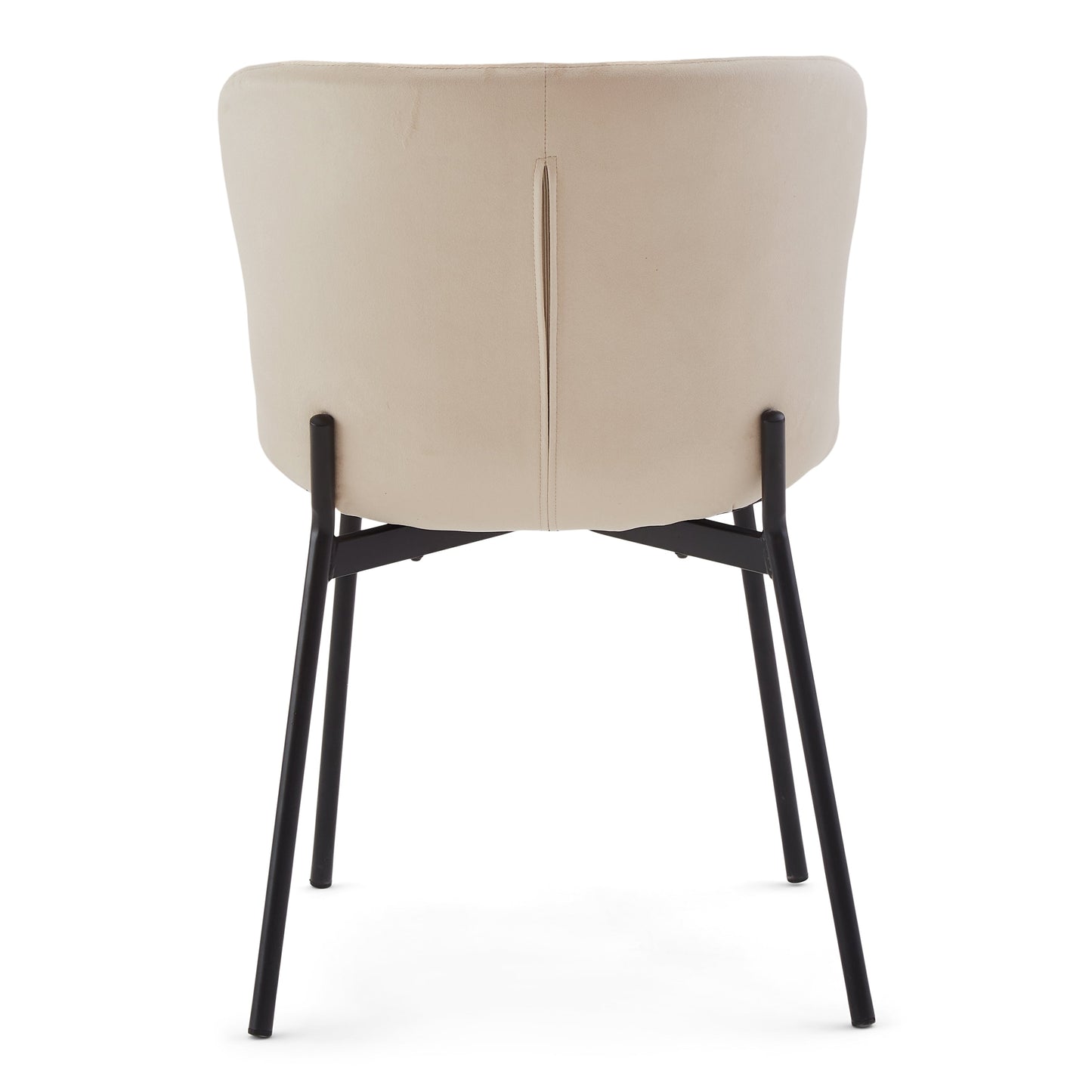 Adena chaise de salle à manger - Velours beige