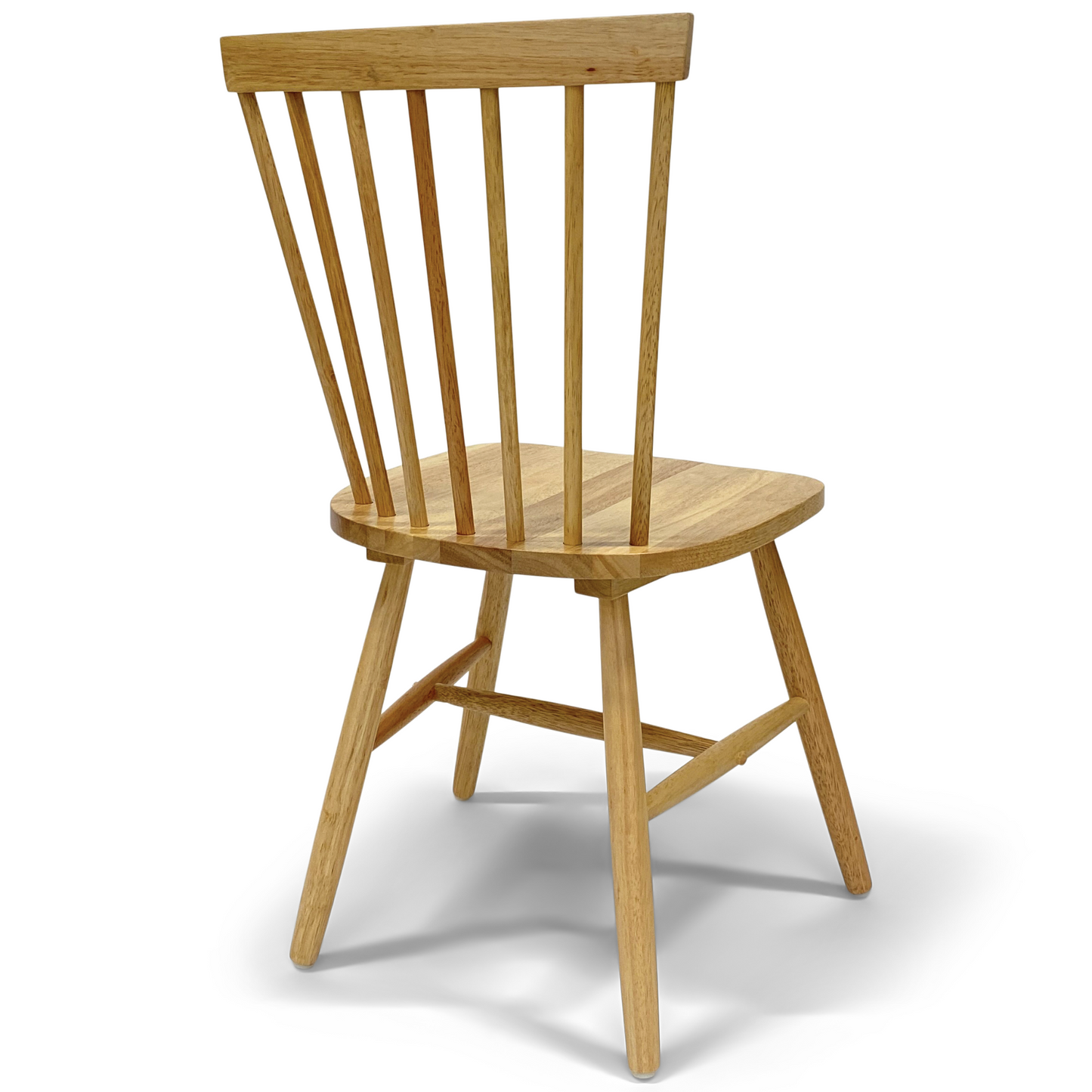 Holly - Chaise de salle à manger en bois aspect chêne