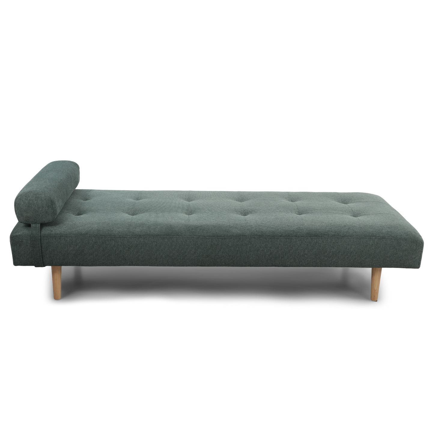 Audrey - Canapé-lit vert H:56 x L:198 x P:80 cm