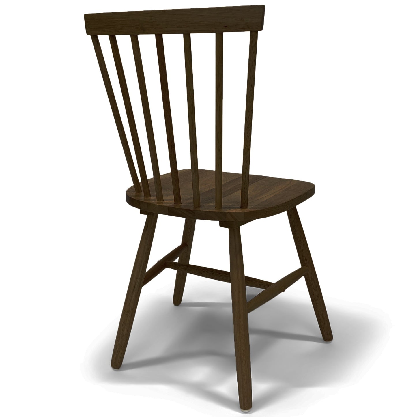Holly - Chaise de salle à manger en bois de chêne fumé