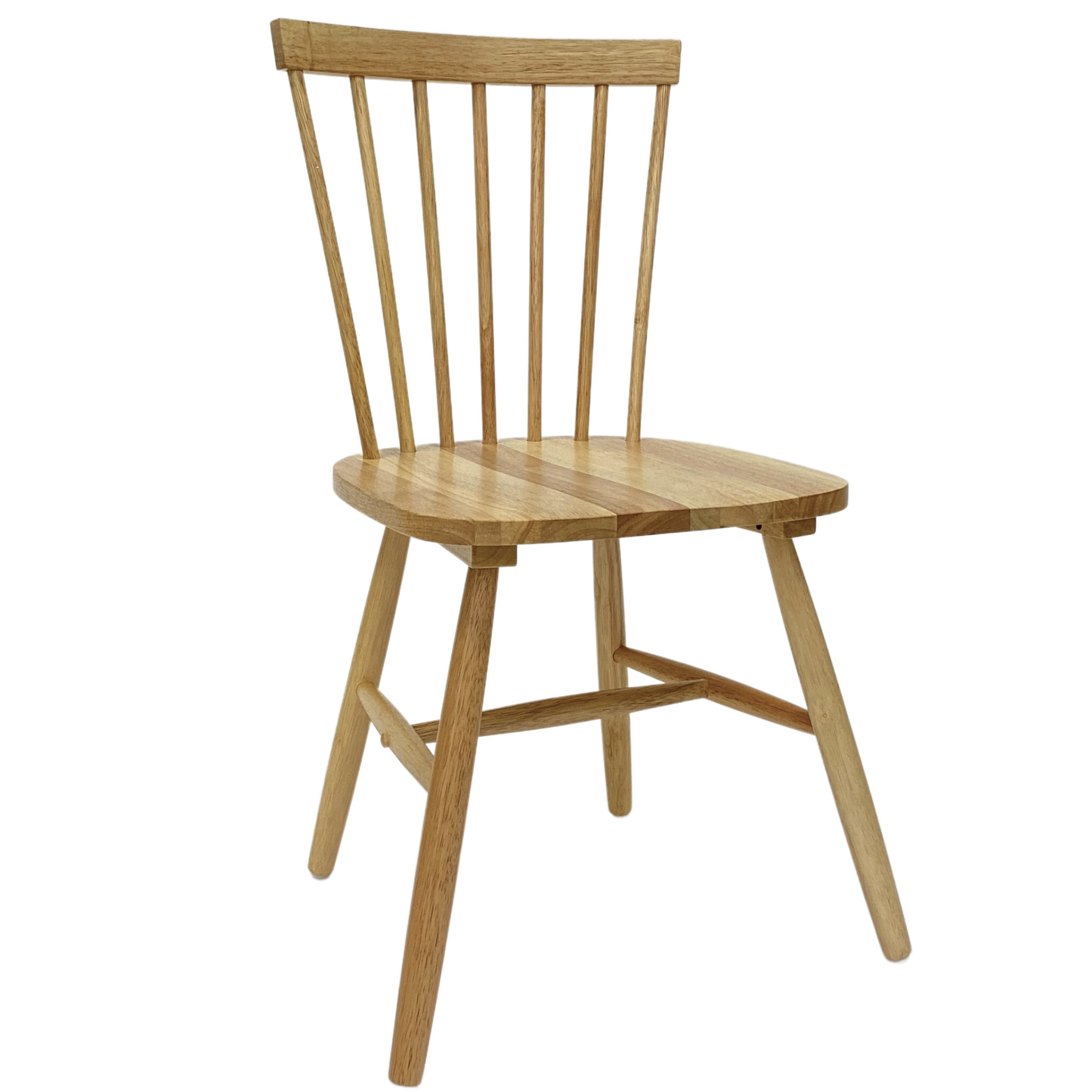 Holly - Chaise de salle à manger en bois aspect chêne