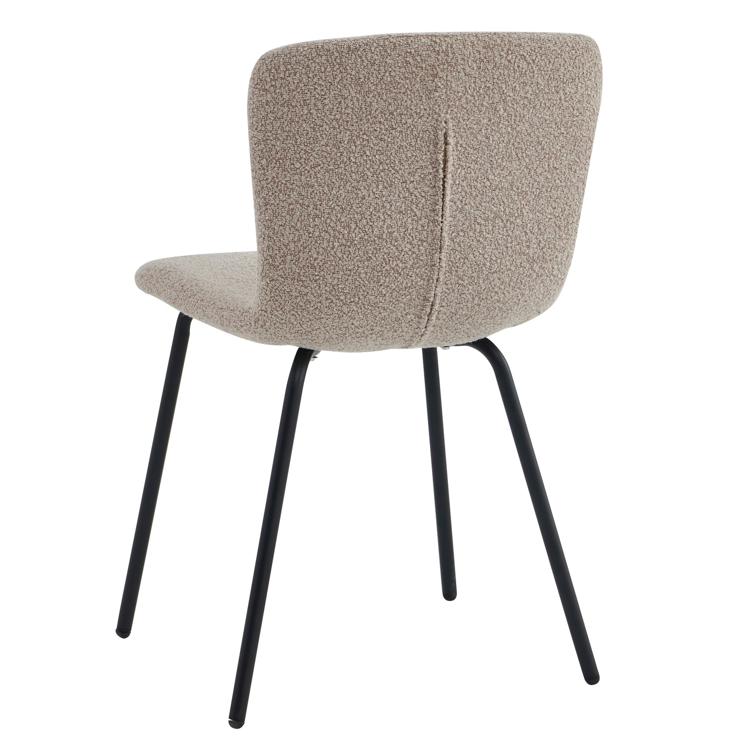 Kate - Chaise de salle à manger en bouclé beige