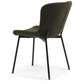 Adena - Chaise de salle à manger en bouclé vert