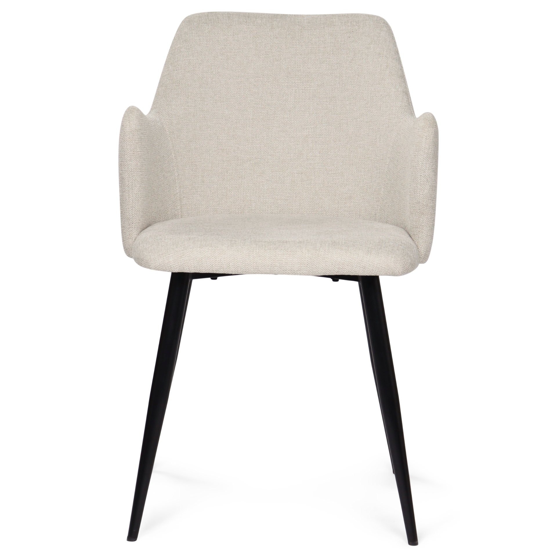 Isabella - Chaise de salle à manger en tissu beige