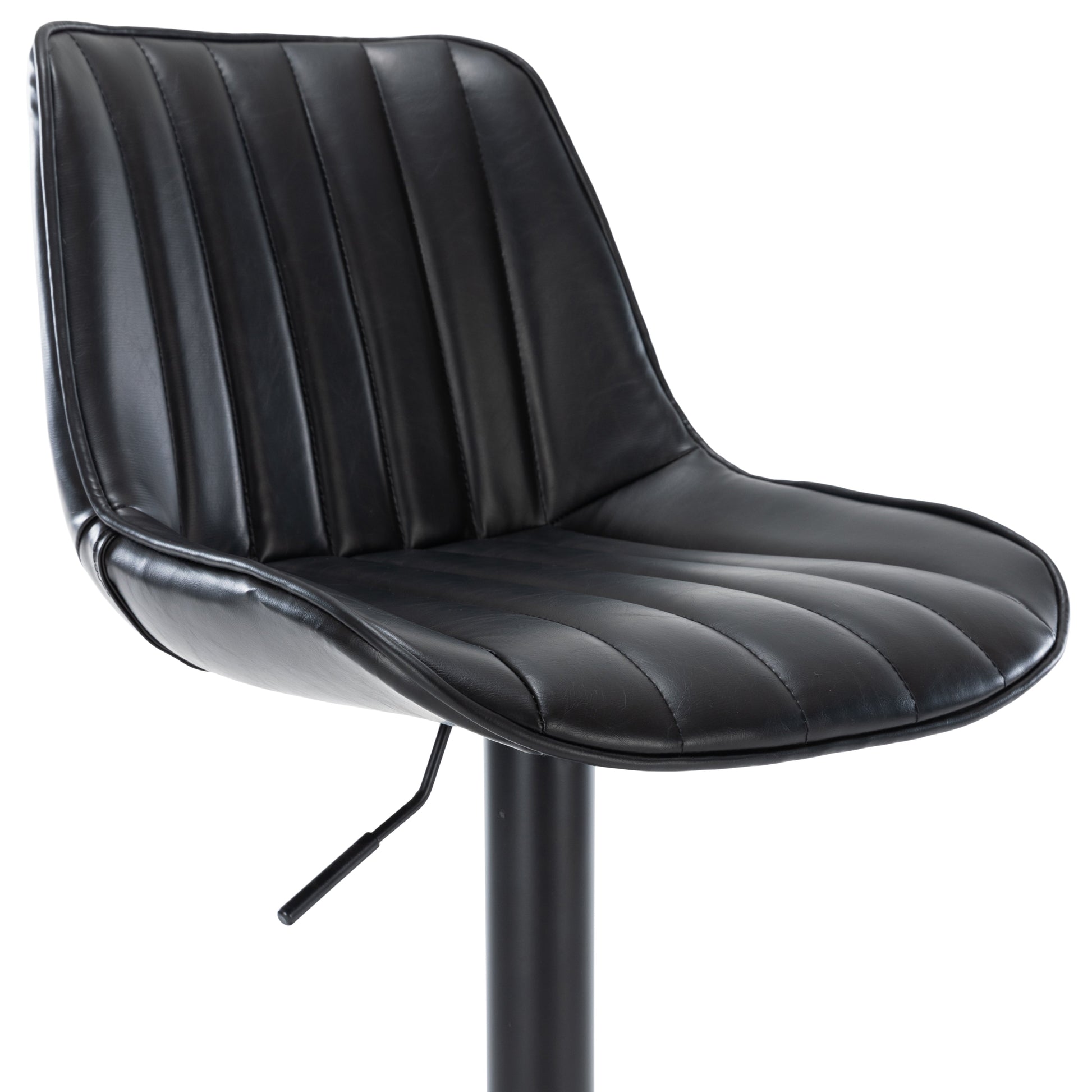 Otto - Tabouret de bar ajustable en similicuir avec rotation à 360 degrés