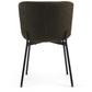 Adena - Chaise de salle à manger en bouclé vert