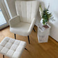 Alfred - Fauteuil inclinable avec repose-pieds - Bouclé beige