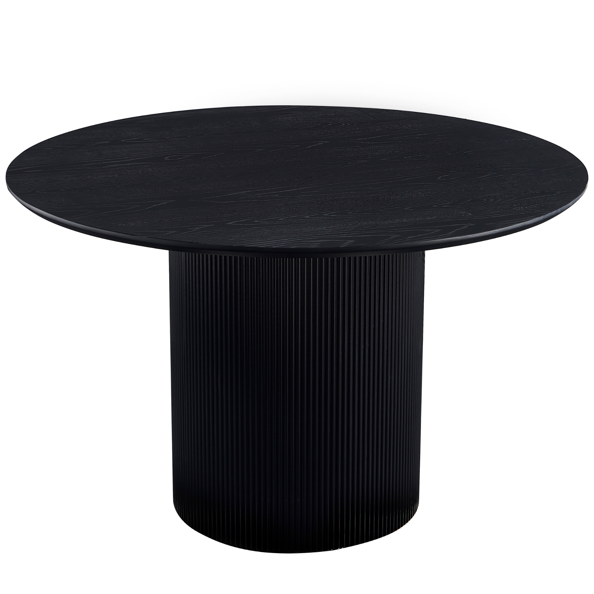 Carisma - Table de salle à manger ronde noire Ø120 cm