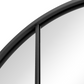 Mia - Miroir de style New York avec cadre noir 70 x 180 cm