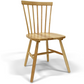 Holly - Chaise de salle à manger en bois aspect chêne
