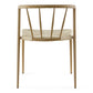 Bella - Chaise de salle à manger design œuf avec assise tressée