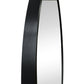 Miroir rond avec cadre noir Ø70 cm