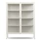 Herman - Vitrine en métal beige/verre 110 x 40 x 140 cm