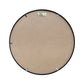 Miroir rond avec cadre noir Ø70 cm