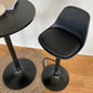 Sandie - Tabouret de bar réglable en hauteur - Plastique noir