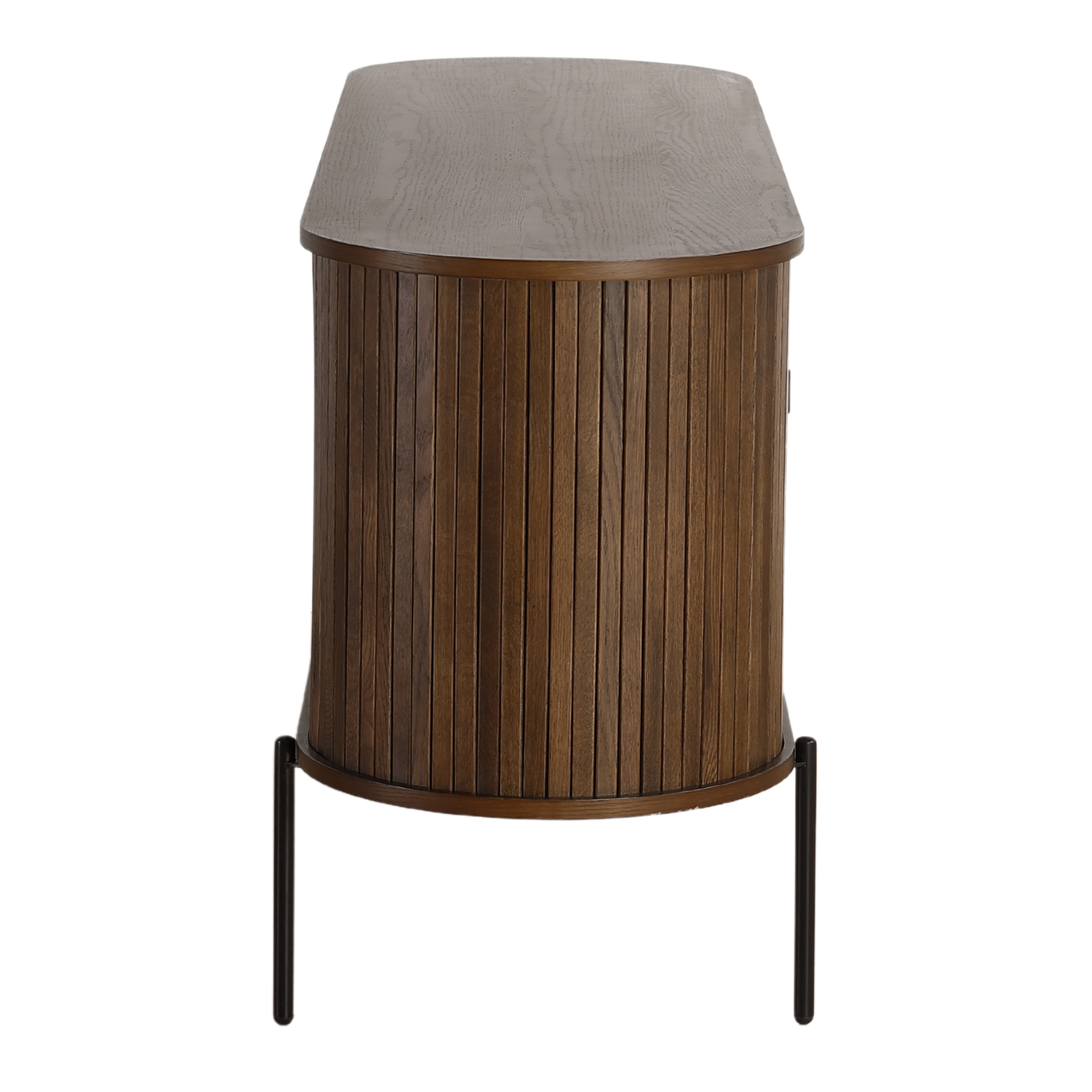 Florence - Armoire à chaussures en chêne fumé 160 x 45 x 75 cm