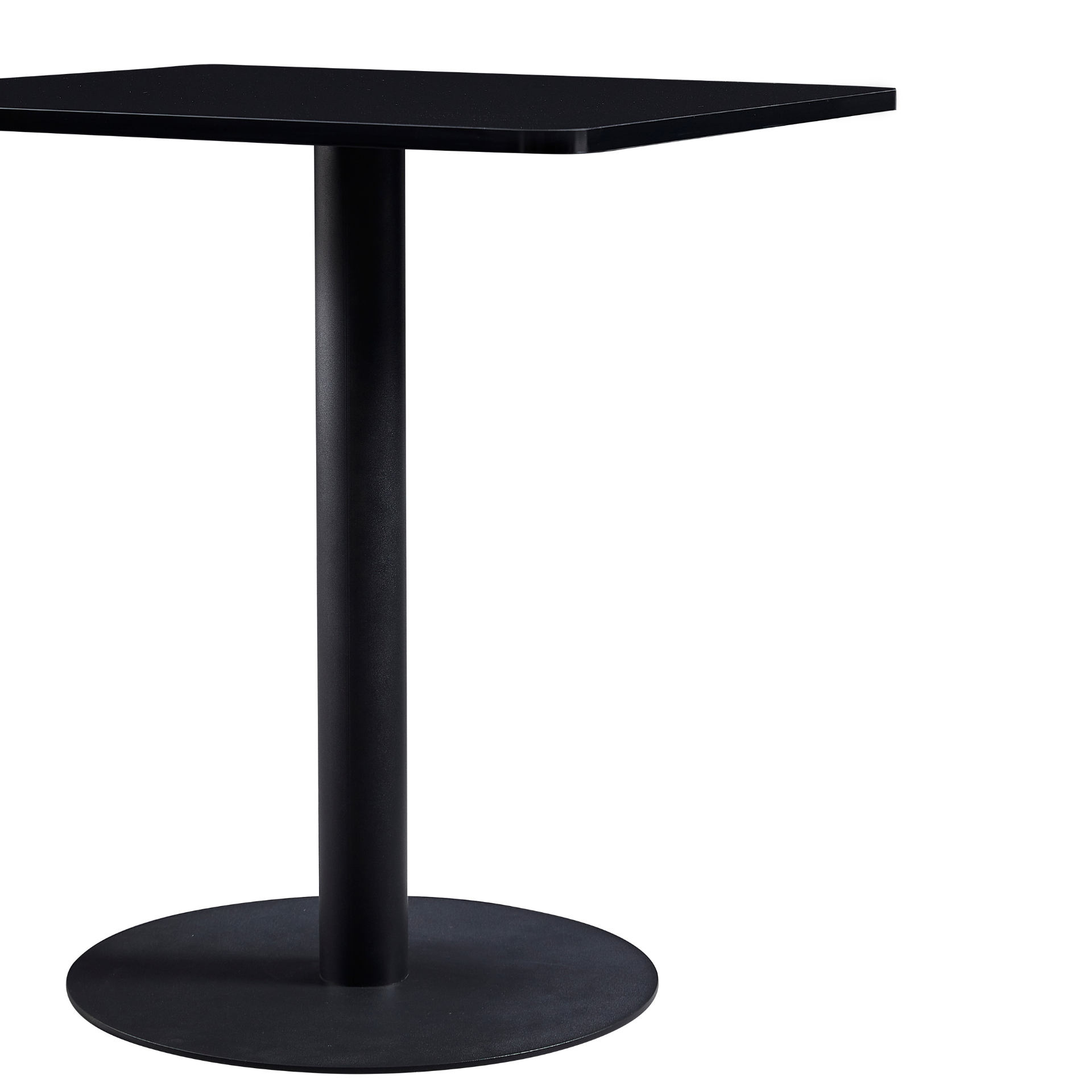 Amber - Table de café 70 x 70 cm - Noir/Noir