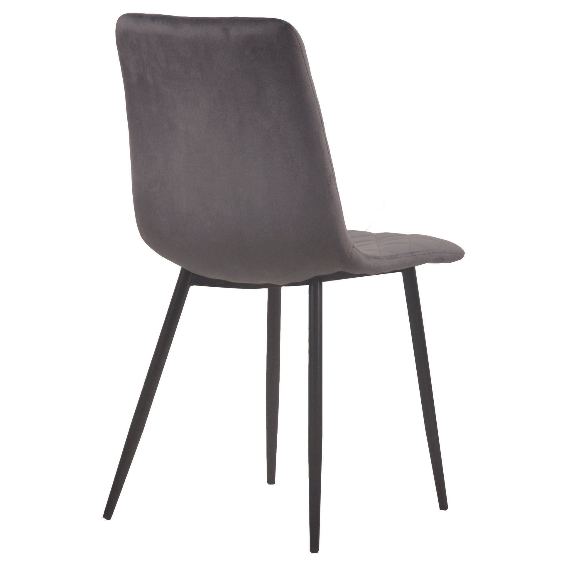 Line - Chaise de salle à manger Velours gris