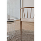 Bella - Chaise de salle à manger design œuf avec assise tressée