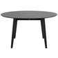 Rickie - Table de salle à manger ronde noire Ø140 cm