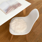 Jessica - Chaise de salle à manger blanche avec pieds en bois