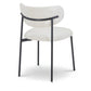 Chaise de salle à manger Lucinda - Bouclé blanc