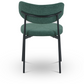 Chaise de salle à manger Lucinda - Tissu vert