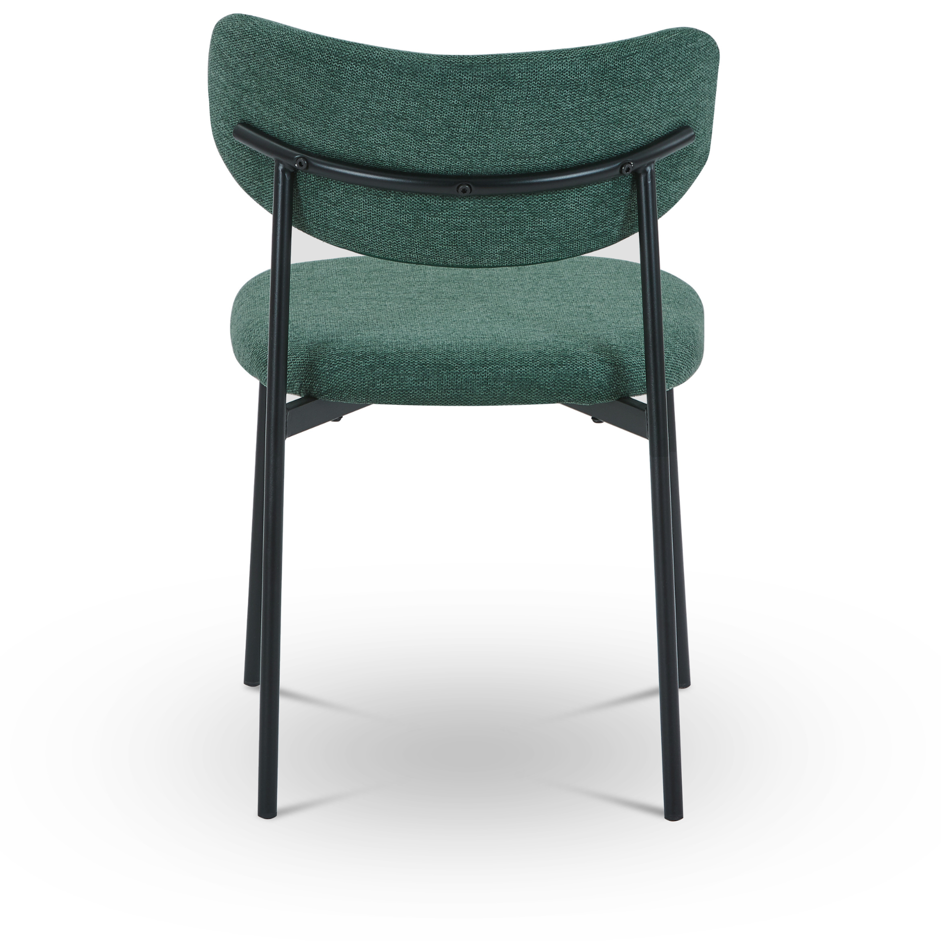 Chaise de salle à manger Lucinda - Tissu vert