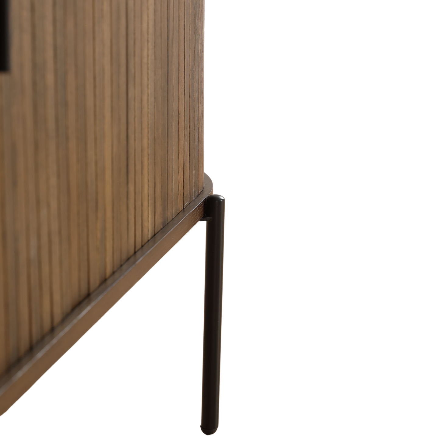 Florence - Armoire à chaussures en chêne fumé 160 x 45 x 75 cm