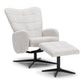 Alfred - Fauteuil inclinable avec repose-pieds - Beige
